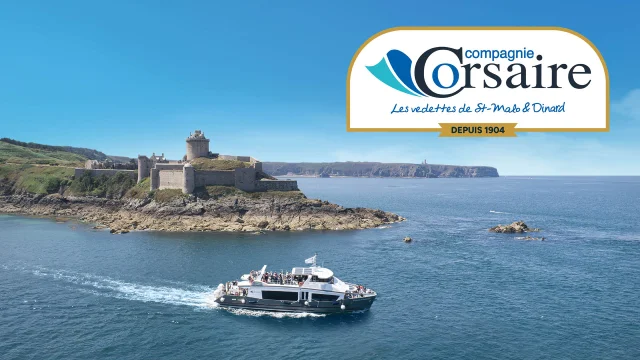 Popup Compagnie Corsaire les vedettes de St Malo et Dinard - publicité 2025