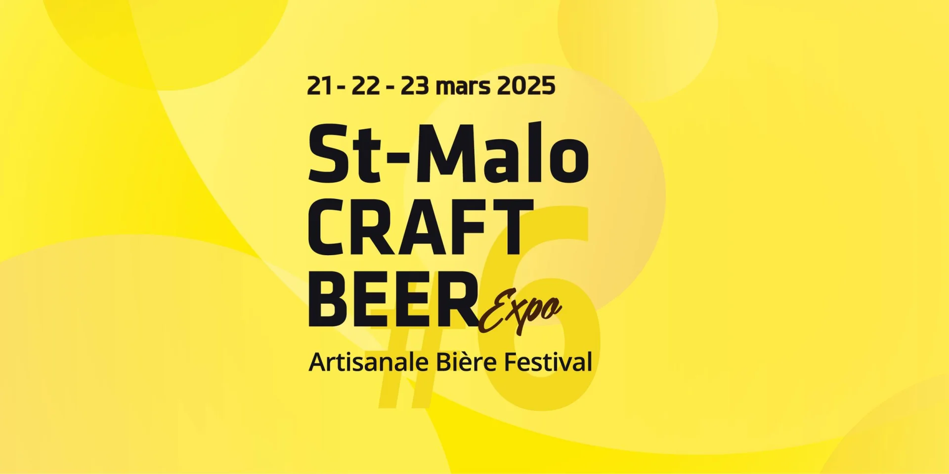 Pancarta de la Craft Beer Expo 2025 de Saint Malo