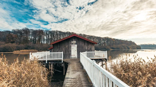 cabane de l'étang de Bazouges à Hédé-Bazouges