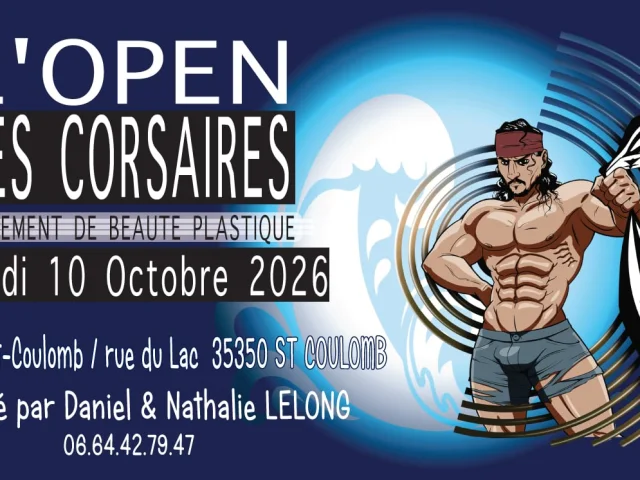 Affiche Officielle Paysage Evenement Open Des Corsaire 2026 My Way Production