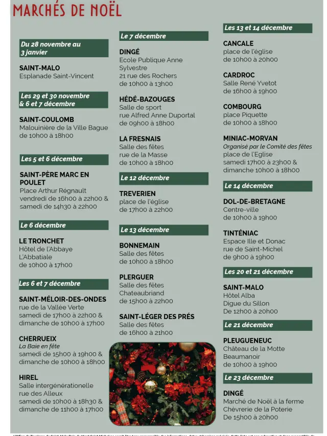 Marches De Noel 2025